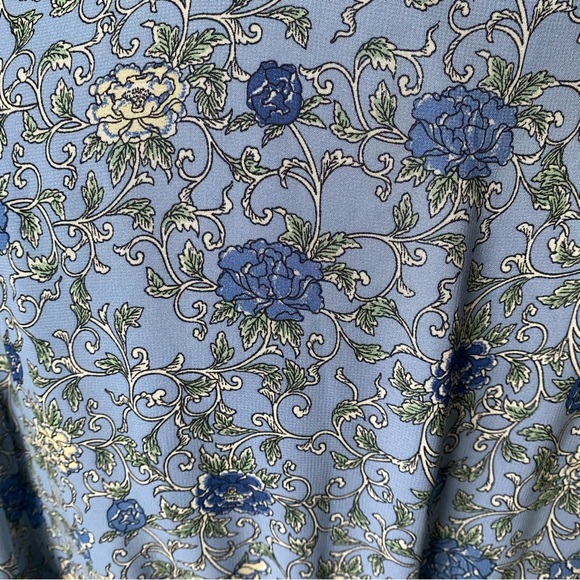 Max Studio blue flowy floral midi dress - Picture 9 of 11